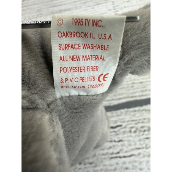 TANK Armadillo Beanie Baby 3rd Generation Tush Tag 1995 PVC Pellets Plush Toy - Picture 10 of 12